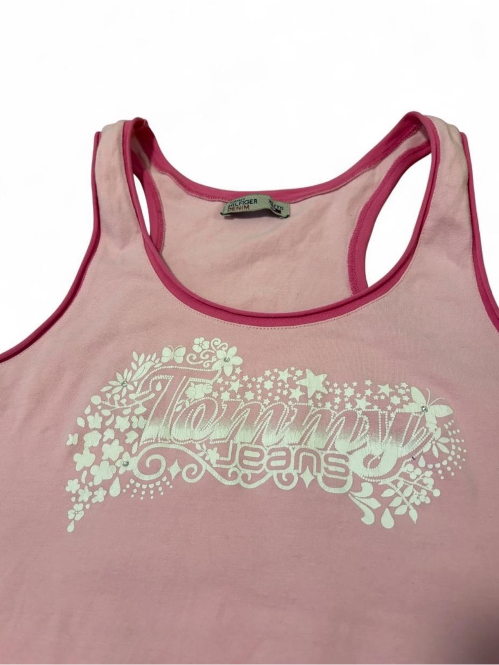 Y2K Pink Tommy Hilfiger tank top - Picture 3 of 7